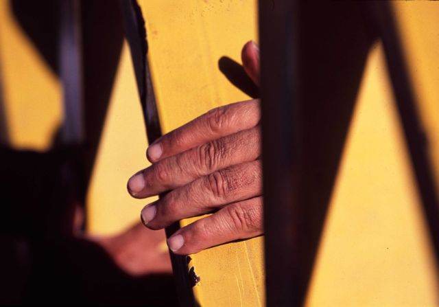 At the checkpoint — West Bank